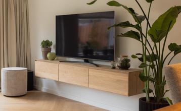 Massief eiken tv-meubel 100-300 tv meubel zwevend tv-meubel beschikbaar voor biedingen