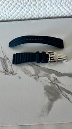 Breitling Horlogeband - Blauw, Sieraden, Tassen en Uiterlijk, Horloges | Heren, Kunststof, Verzenden, Breitling, Polshorloge