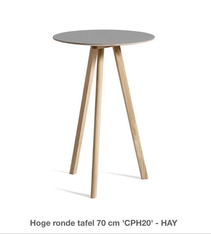 HAY CPH 20 Hoge Tafel - Scandinavisch Design, Huis en Inrichting, Tafels | Statafels, Zo goed als nieuw, Ophalen of Verzenden