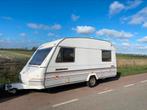 Caravan sprite musketeer jubilee 4 persoons met voortent,, Caravans en Kamperen, Caravans, Koelkast, 2 aparte bedden, Particulier