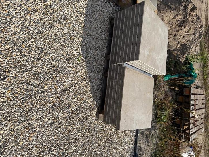 Terrastegels, Tuin en Terras, Tegels en Klinkers, Gebruikt, Terrastegels, Beton, 5 tot 10 m², Ophalen