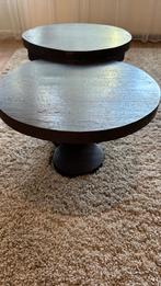 Handgemaakte salontafel, massief hout, uniek stuk, Ophalen, 50 tot 100 cm, Teakhout, 50 tot 100 cm