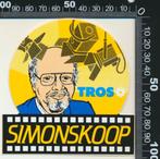 Sticker: Tros - Simonskoop, Verzamelen, Stickers, Film, Tv of Omroep, Ophalen of Verzenden, Zo goed als nieuw