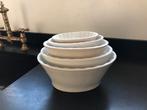 Puddingvorm Set Societe Ceramique Regout Roomwit Beboterd, Ophalen