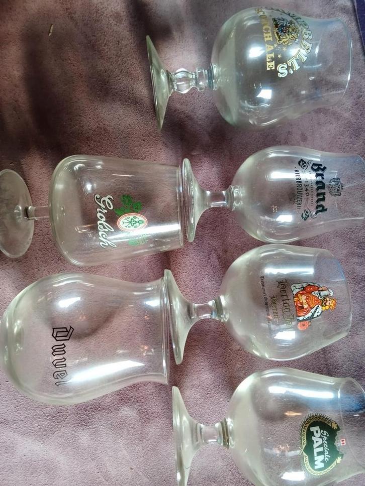 Bierglazen Verzameling - Diverse Merken, Huis en Inrichting, Keuken | Bestek, Gebruikt, Rvs of Chroom, Ophalen of Verzenden