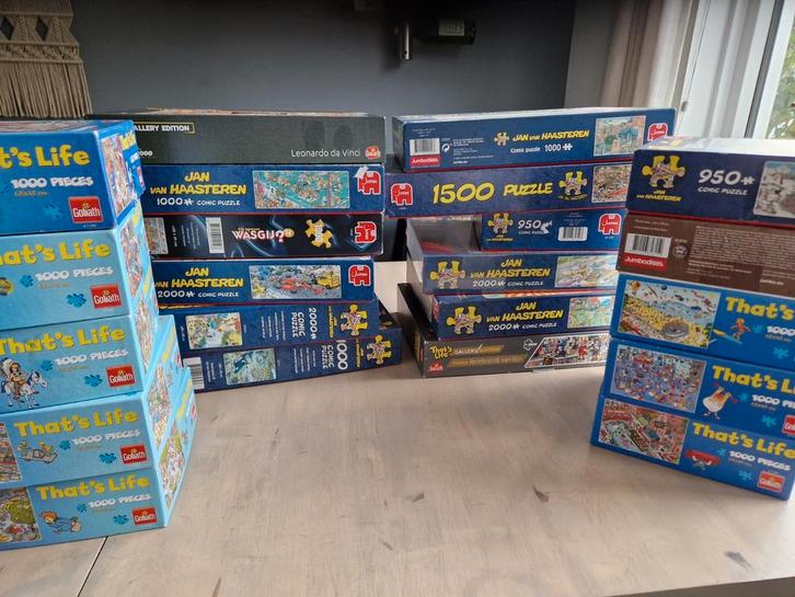 Legpuzzels Jan van Haasteren en andere voor een leuke prijs!, Hobby en Vrije tijd, Denksport en Puzzels, Legpuzzel, 500 t/m 1500 stukjes
