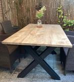 Teak houten tafel, 200 cm of meer, 50 tot 100 cm, Teakhout, Gebruikt