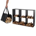 Brandhoutrek | Houtopslag | Houtrek | 80x28x120cm | Staal, Minder dan 3 m³, Ophalen of Verzenden