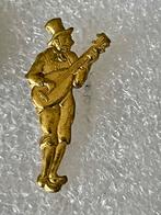 Gouden Muzikant Speldje, Verzamelen, Speldjes, Pins en Buttons, Ophalen of Verzenden, Gebruikt, Overige onderwerpen
