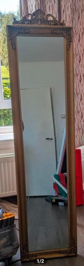 Barok Passpiegel Goud 40x160cm beschikbaar voor biedingen
