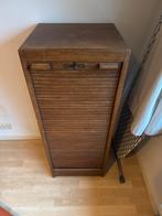 Art Deco Rolluikkast Eikenhout, Huis en Inrichting, Kasten | Roldeurkasten en Archiefkasten, Minder dan 50 cm, Gebruikt, Eikenhout