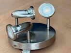 Spot Ranex Zilver drie lampen 50Watt, Halogeen, Gebruikt, Metaal of Aluminium, 3 spot