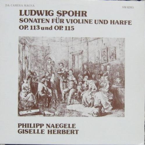 Ludwig Spohr Sonaten Fur Violine Und Harfe, Cd's en Dvd's, Vinyl | Klassiek, Zo goed als nieuw, Overige formaten, Ophalen of Verzenden