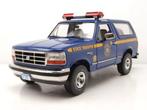 New York State Police 1996 Ford Bronco XLT - Greenlight, Hobby en Vrije tijd, Modelauto's | 1:18, Ophalen of Verzenden, Nieuw