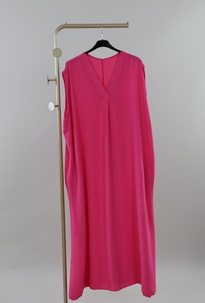 Dames jurk 46 tot wel 52/54. Kleur fuchsia, Kleding | Dames, Grote Maten, Nieuw, Jurk, Roze, Ophalen of Verzenden