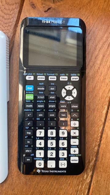 Rekenmachine - TI-84 Plus CE-T grafische rekenmachine beschikbaar voor biedingen