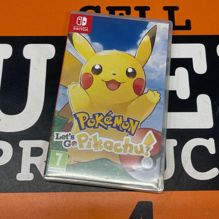 Nintendo Switch - Pokemon Lets Go Pikachu, Spelcomputers en Games, Spelcomputers | Nintendo Switch, Zo goed als nieuw