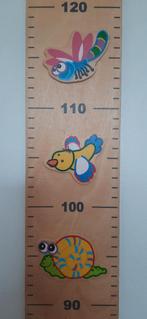 Houten meetlat vrolijke dieren, Kinderen en Baby's, Kinderkamer | Inrichting en Decoratie, Ophalen, Zo goed als nieuw, Wanddecoratie