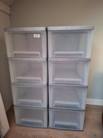 2 plastic ladeblokjes met 4 laatjes, Ophalen, Doos, 60 cm of meer, Minder dan 35 cm