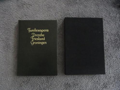 Familiewapens: Drenthe, Friesland, Groningen - Heraldiek, G., Boeken, Geschiedenis | Stad en Regio, Zo goed als nieuw, 20e eeuw of later