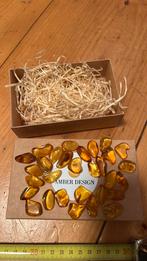Amber, ruim 30 kleine stukjes, Sieraden, Tassen en Uiterlijk, Edelstenen, Ophalen of Verzenden, Nieuw