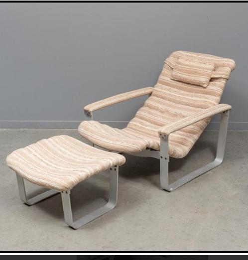 Vintage design lounge stoel, Antiek en Kunst, Kunst | Designobjecten, Ophalen of Verzenden