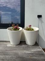 Twee plantenpotten SerraLunga, Tuin en Terras, Bloempotten, Ophalen, Kunststof, Gebruikt, 40 cm of meer