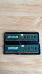 2x Samsung 2GB geheugenkaart, Ophalen of Verzenden, Zo goed als nieuw, DDR3, Desktop