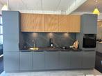 Moderne grijze keuken met marmerlook blad incl. apparatuur!, Huis en Inrichting, Keuken | Complete keukens, Ophalen, Overige materialen