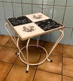 Tafeltje vintage, Minder dan 55 cm, Gebruikt, Metaal of Aluminium, Ophalen of Verzenden
