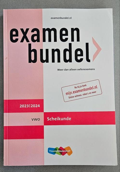 Examenbundel VWO Scheikunde 2023-2024, Boeken, Schoolboeken, Zo goed als nieuw, Scheikunde, VWO, Ophalen of Verzenden