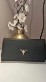 Portemonnee | PRADA, Verzenden, Zo goed als nieuw, Zwart, Overige merken