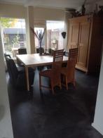 Grote vierkante eettafel 160x160 cm, Ophalen, 150 tot 200 cm, Vierkant, Vijf personen of meer