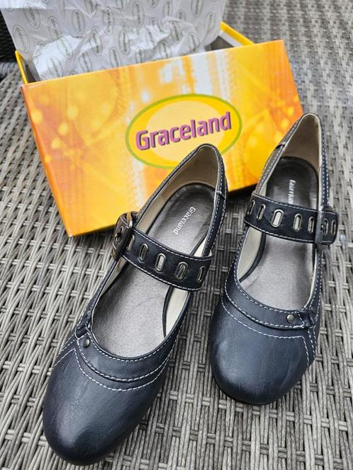 Graceland Ballerina's Zwart - Maat 41, Kleding | Dames, Schoenen, Zo goed als nieuw, Ballerina's, Zwart, Ophalen of Verzenden