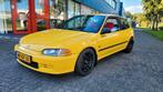 Honda Civic 1.6 V-tec 1994 spoon geel nieuw staat b16A jdm, Auto's, Honda, Voorwielaandrijving, 450 kg, Zwart, 4 stoelen