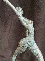Bronzen abstracte dansende dame, Milo/stempel zuiver brons., Ophalen of Verzenden