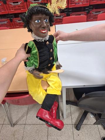 etalage zwarte Piet pop 85cm beschikbaar voor biedingen
