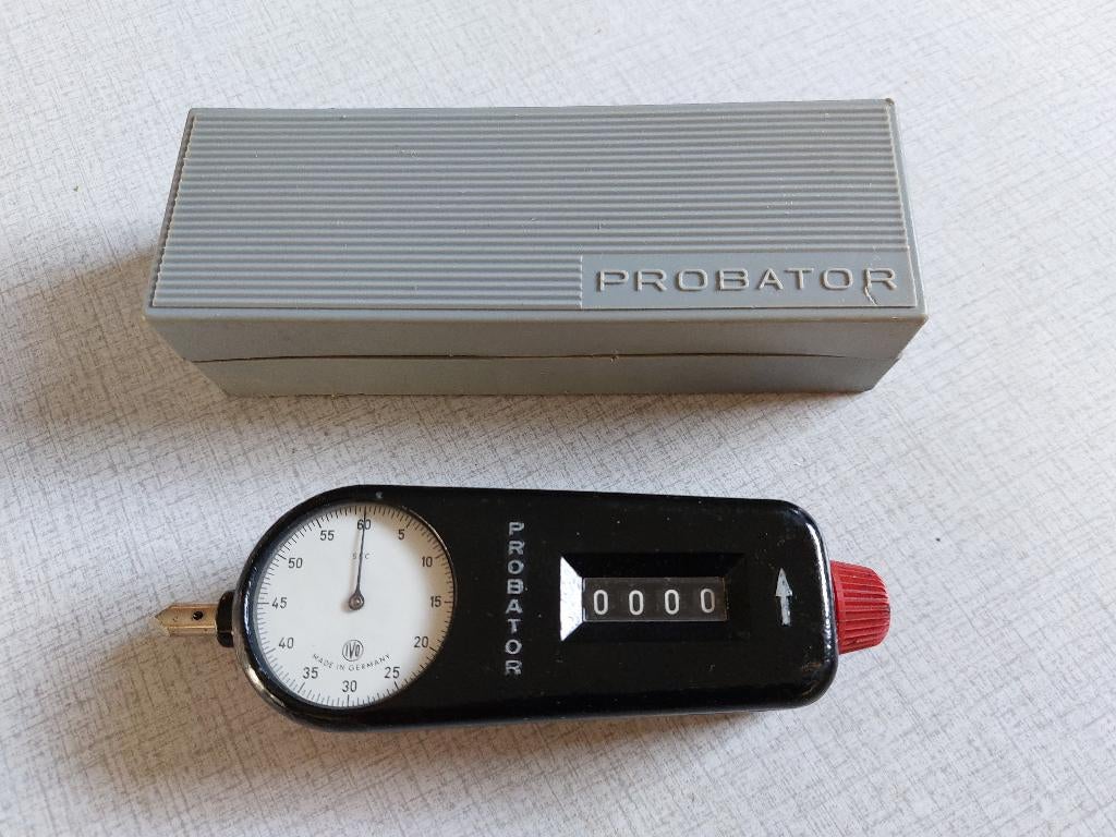 Mechanische PROBATOR Toerenteller / Tachometer, Ophalen of Verzenden