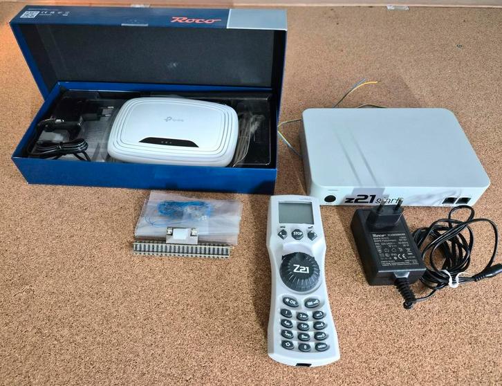 Roco Z21-start Digitale Startset +WiFi router., Hobby en Vrije tijd, Modeltreinen | N-Spoor, Zo goed als nieuw, Gelijkstroom, Roco
