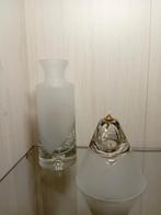 Glazen Karaf en olielamp | UV-Reactief Loodkristal, Ophalen of Verzenden, Zo goed als nieuw