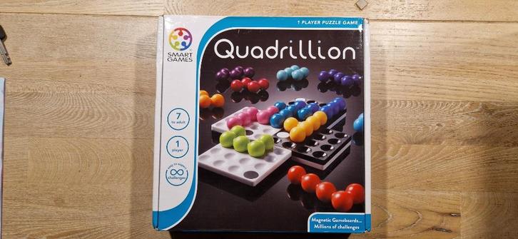 Smartgames Quadrillion, Hobby en Vrije tijd, Denksport en Puzzels, Zo goed als nieuw, Overige typen, Minder dan 500 stukjes, Ophalen of Verzenden