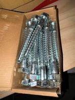 Houtdraadbout 16x120 DIN 571 verzinkt Cr3+, Ophalen of Verzenden, Nieuw, 100 tot 250 mm, Bouten of Moeren