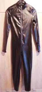 Imitatieleren jumpsuit gecombineerd met imitatieleren sokken, Ophalen of Verzenden, Nieuw, Maat 46/48 (XL) of groter, Zwart