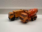 Conrad / Gescha 2 Mercedes NG trucks, Hobby en Vrije tijd, Modelauto's | 1:50, Ophalen of Verzenden, Gebruikt, Bus of Vrachtwagen