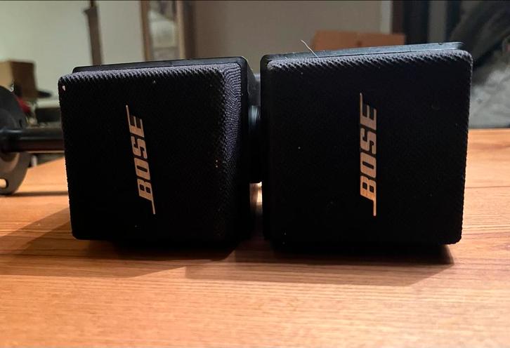 Bose AM5 Acoustimass Cubes + Steunen, Audio, Tv en Foto, Luidsprekers, Gebruikt, Front, Rear of Stereo speakers, Minder dan 60 watt