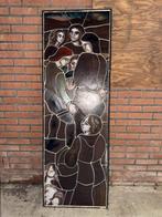 Antiek Glas in Lood Paneel, Antiek en Kunst, Ophalen