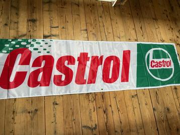 Castrol spandoeken/ vlaggen beschikbaar voor biedingen