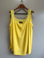 Sempre Piu mouwloos topje geel met kant | viscose | mt 50, Kleding | Dames, Sempre piu, Geel, Zo goed als nieuw, Shirt of Top