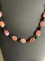 Nieuw! Edelsteen: onyx en hematiet, Ophalen of Verzenden, Nieuw, Steen of Mineraal, Met edelsteen
