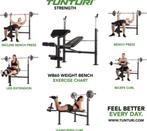 Squat Rack Tunturi fitness bank Training bench Krachtstation, Sport en Fitness, Fitnessmaterialen, Ophalen, Nieuw, Benen, Fitnessbank